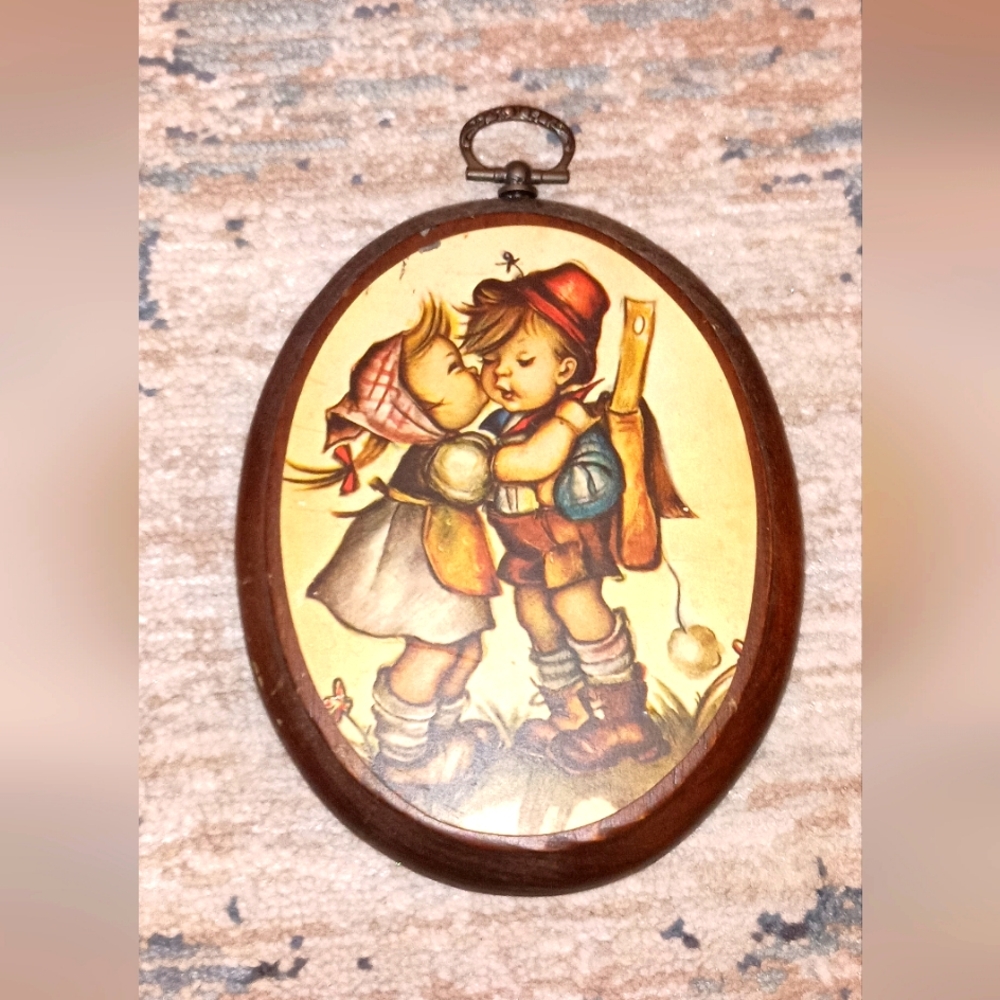 Vintage Hummel Wall Plaque with Children